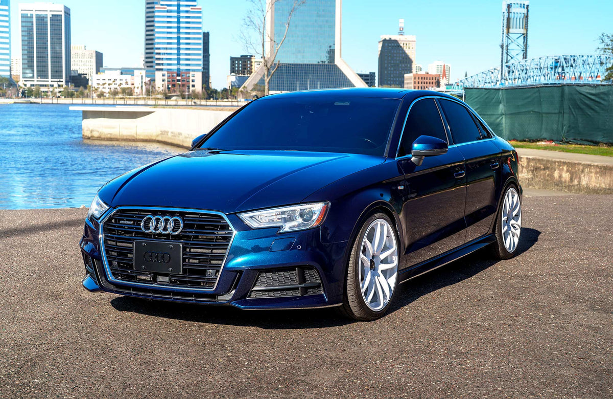 Audi A3 on Vors TR4 White 19x8.5 +35 photo 18