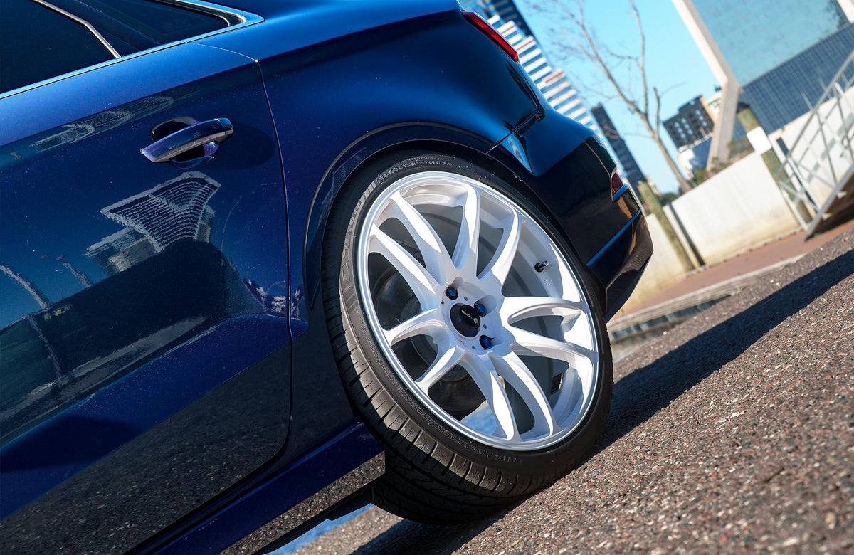 Audi A3 on Vors TR4 White 19x8.5 +35 photo 21