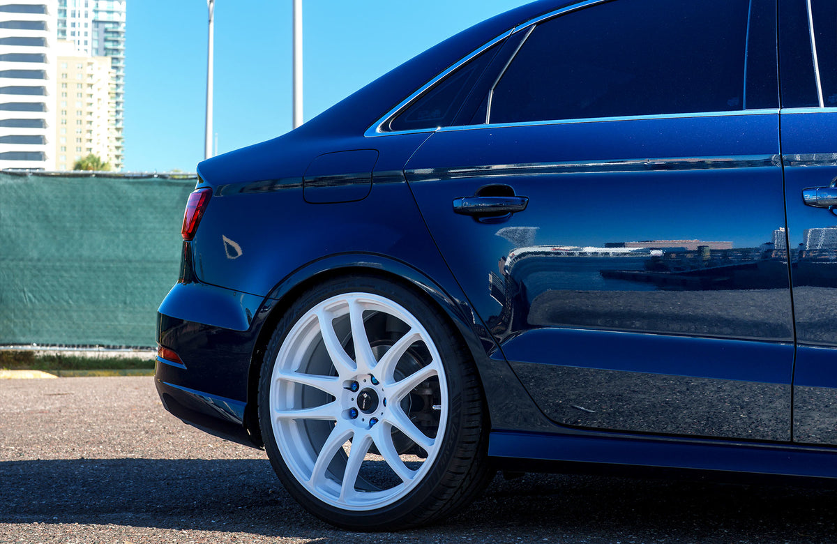 Audi A3 on Vors TR4 White 19x8.5 +35 photo 25