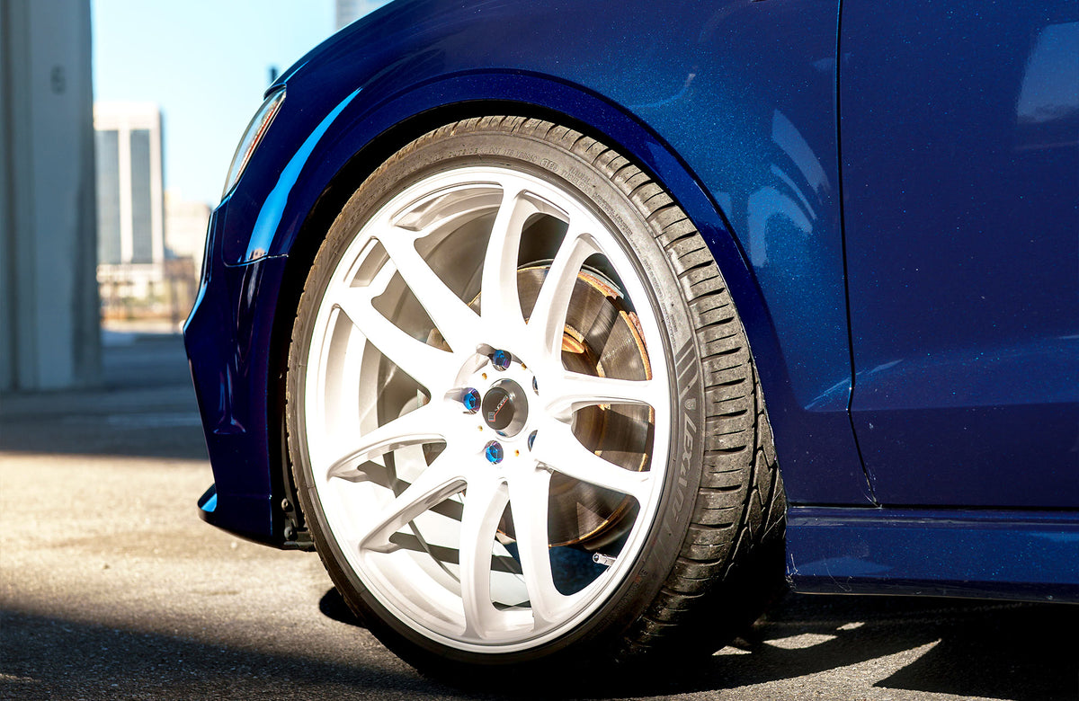 Audi A3 on Vors TR4 White 19x8.5 +35 photo 28