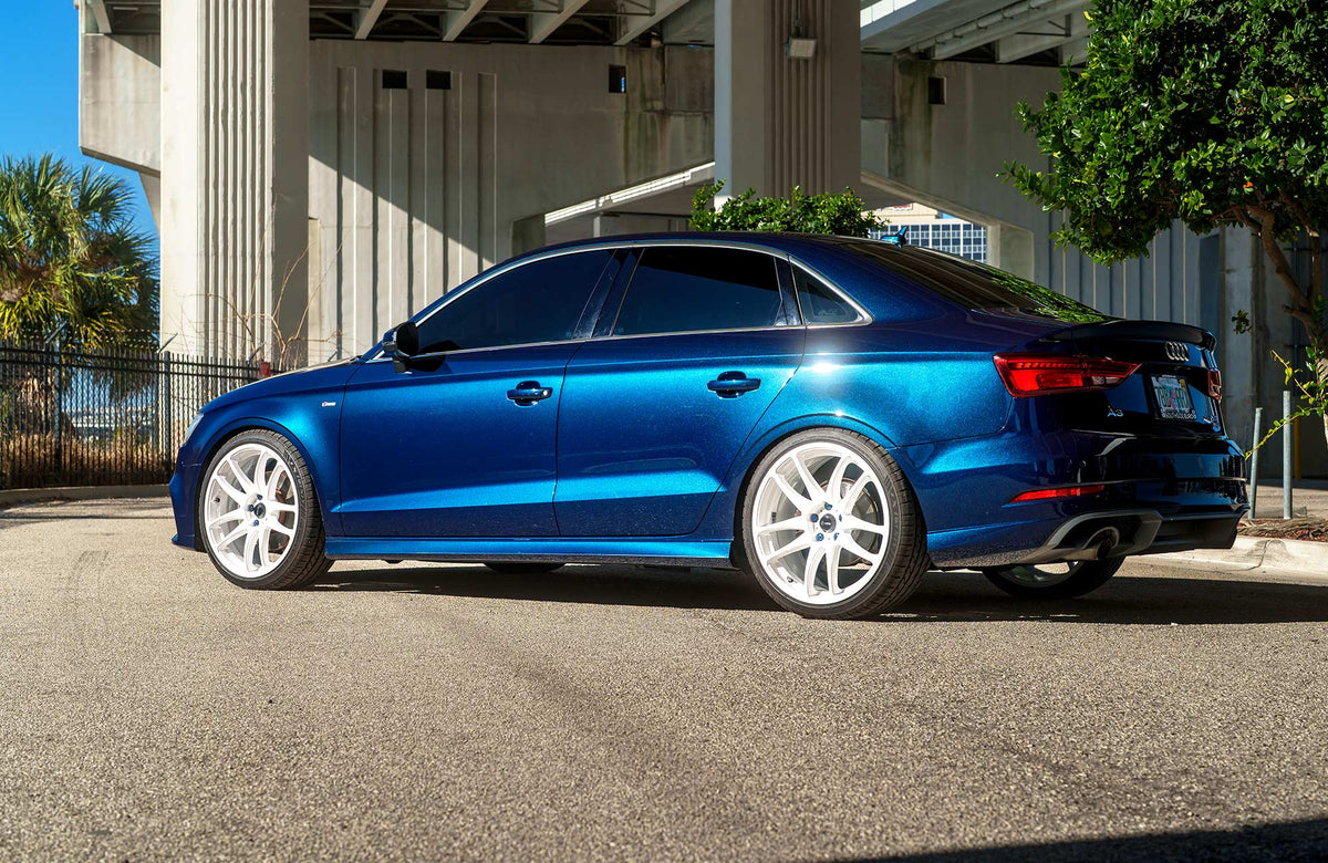 Audi A3 on Vors TR4 White 19x8.5 +35 photo 38