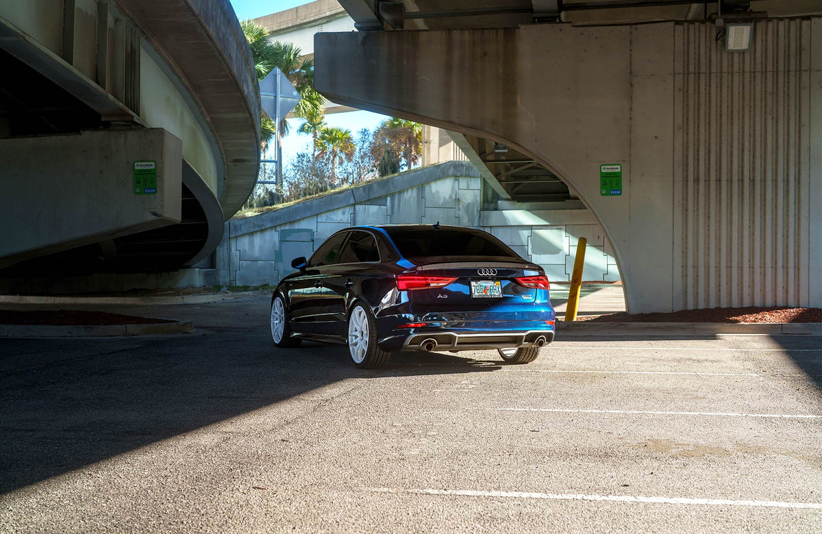Audi A3 on Vors TR4 White 19x8.5 +35 photo 43