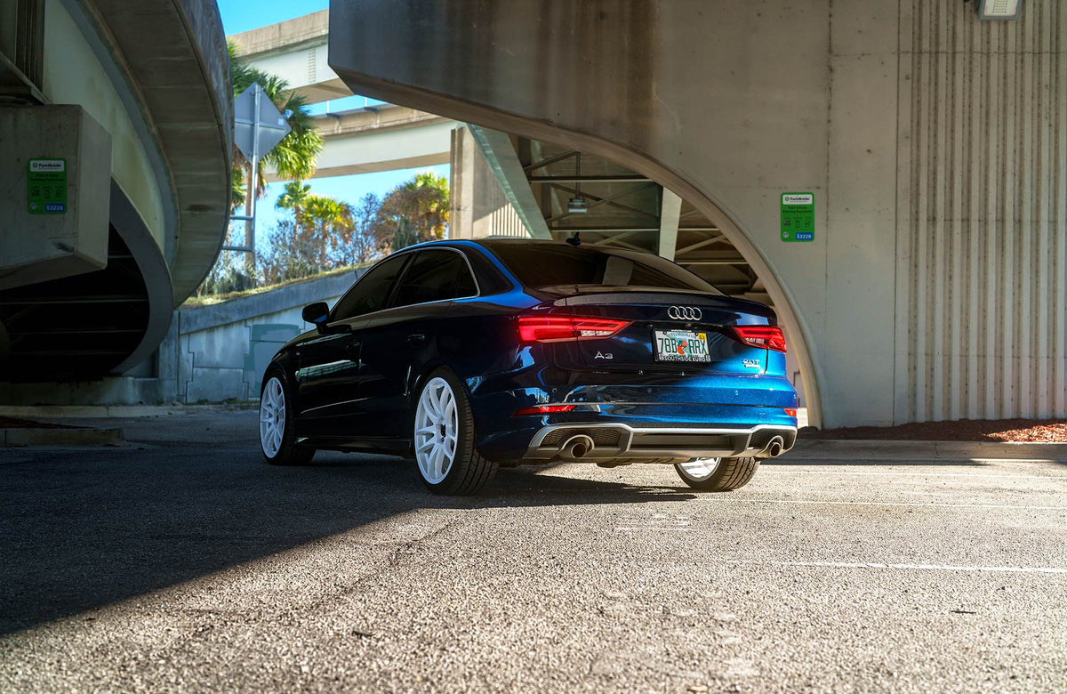 Audi A3 on Vors TR4 White 19x8.5 +35 photo 44