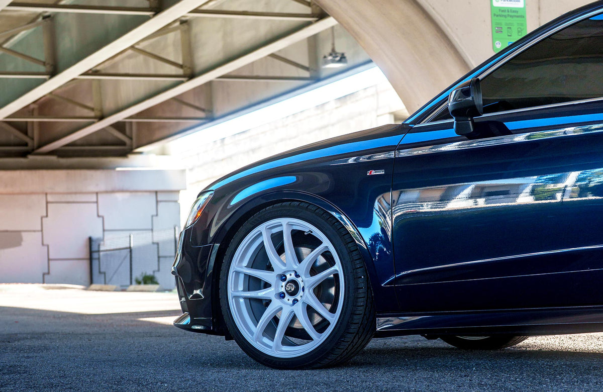 Audi A3 on Vors TR4 White 19x8.5 +35 photo 46
