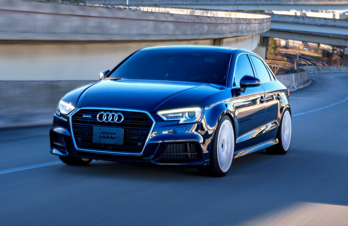 Audi A3 on Vors TR4 White 19x8.5 +35 photo 1