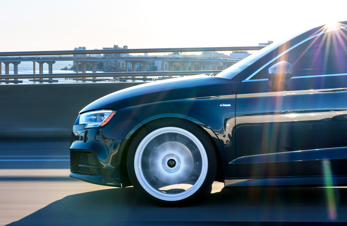 Audi A3 on Vors TR4 White 19x8.5 +35 photo 3