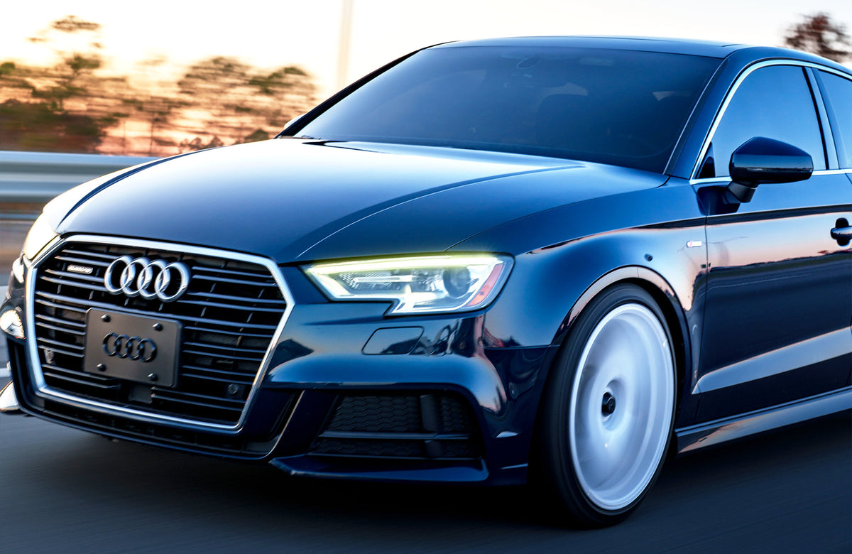 Audi A3 on Vors TR4 White 19x8.5 +35 photo 7