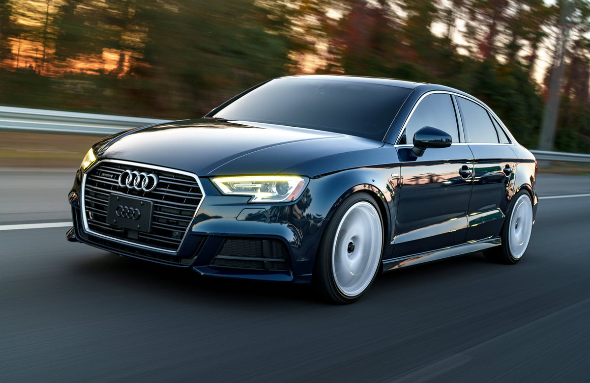 Audi A3 on Vors TR4 White 19x8.5 +35 photo 8