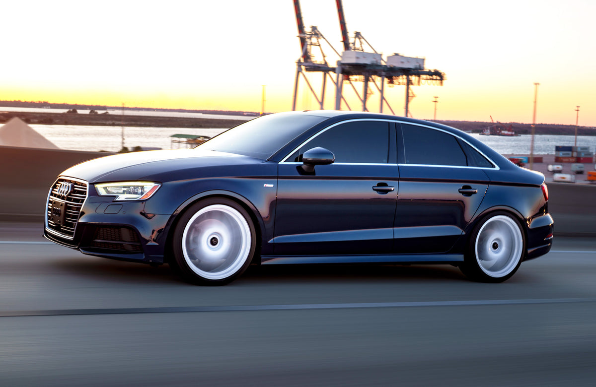 Audi A3 on Vors TR4 White 19x8.5 +35 photo 9