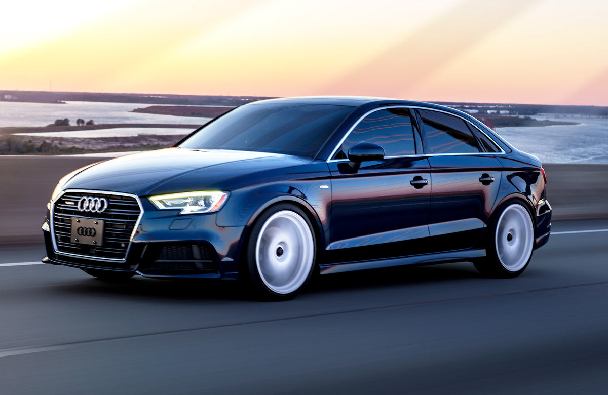 Audi A3 on Vors TR4 White 19x8.5 +35 photo 10