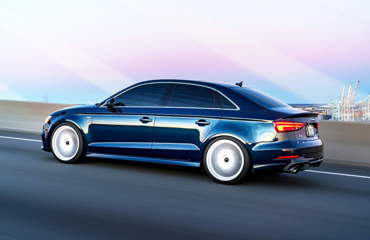Audi A3 on Vors TR4 White 19x8.5 +35 photo 16