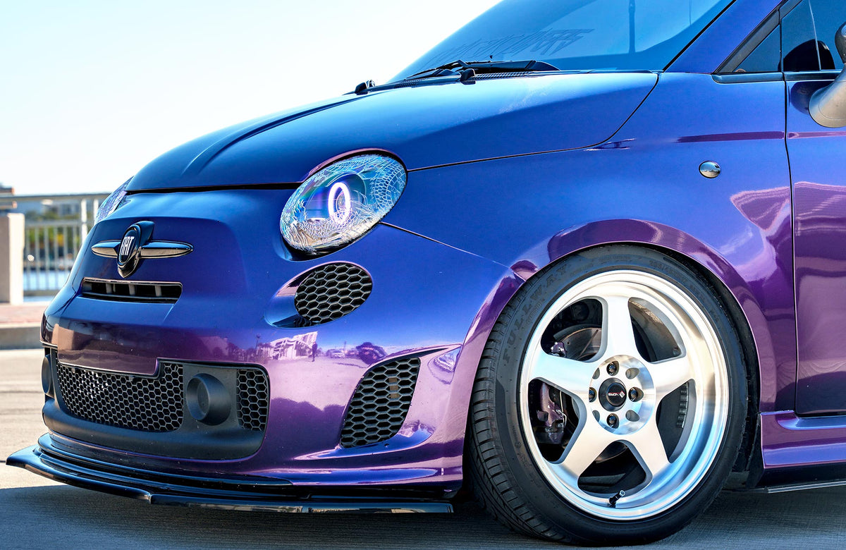 Fiat 500 on Vors SP1 Silver Machined 17x8 +35 photo 24