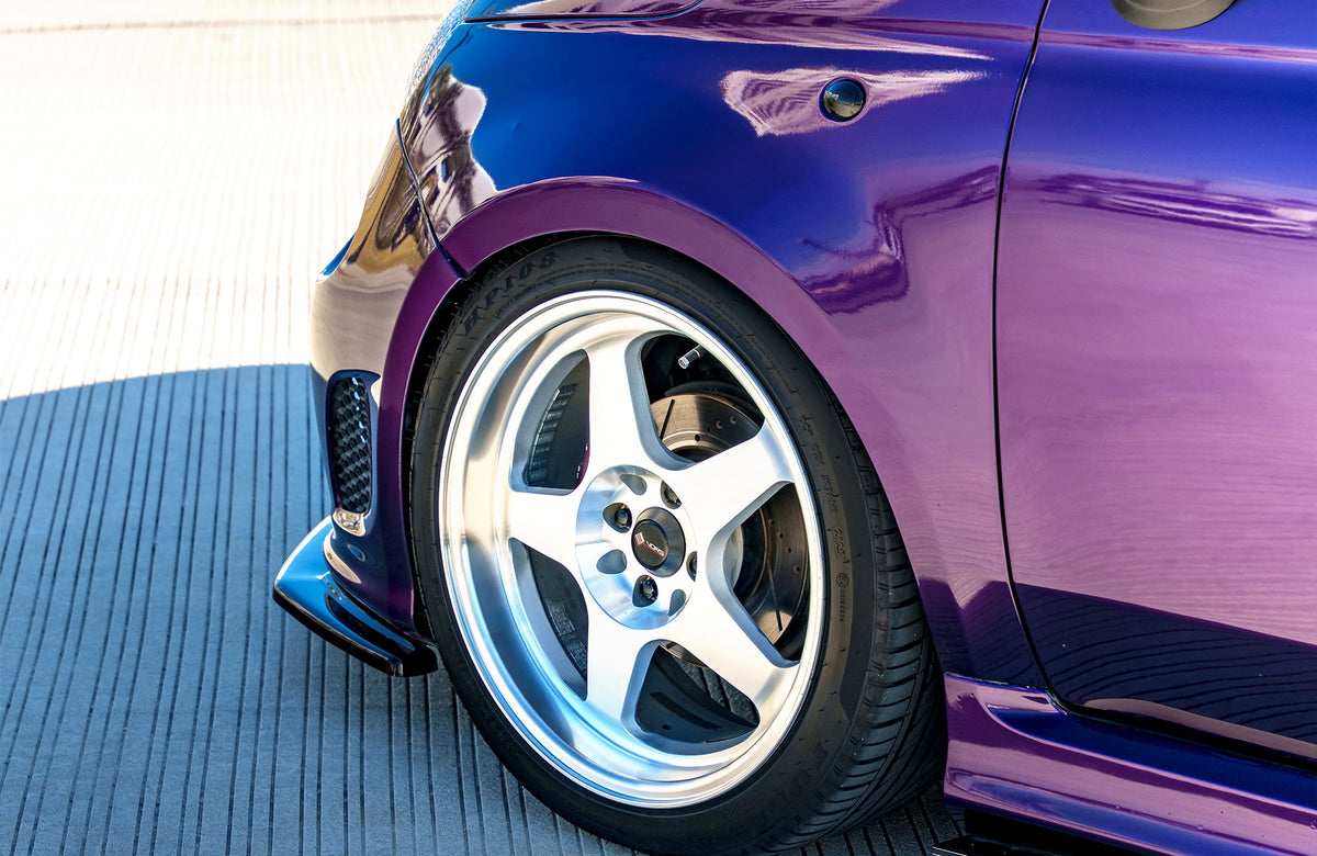 Fiat 500 on Vors SP1 Silver Machined 17x8 +35 photo 26