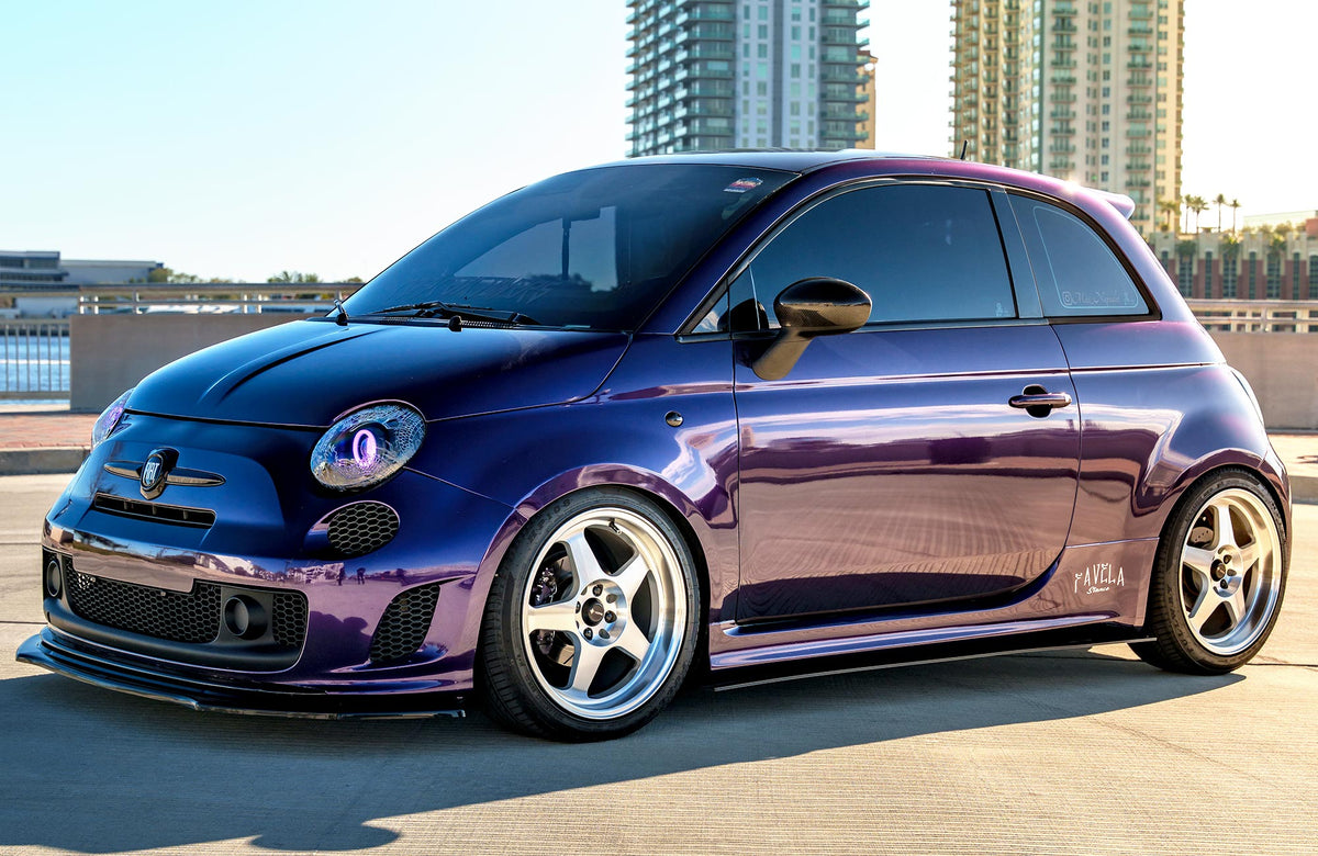 Fiat 500 on Vors SP1 Silver Machined 17x8 +35 photo 37