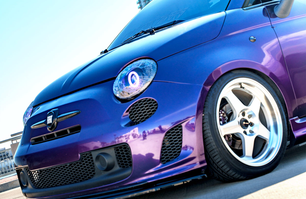 Fiat 500 on Vors SP1 Silver Machined 17x8 +35 photo 41