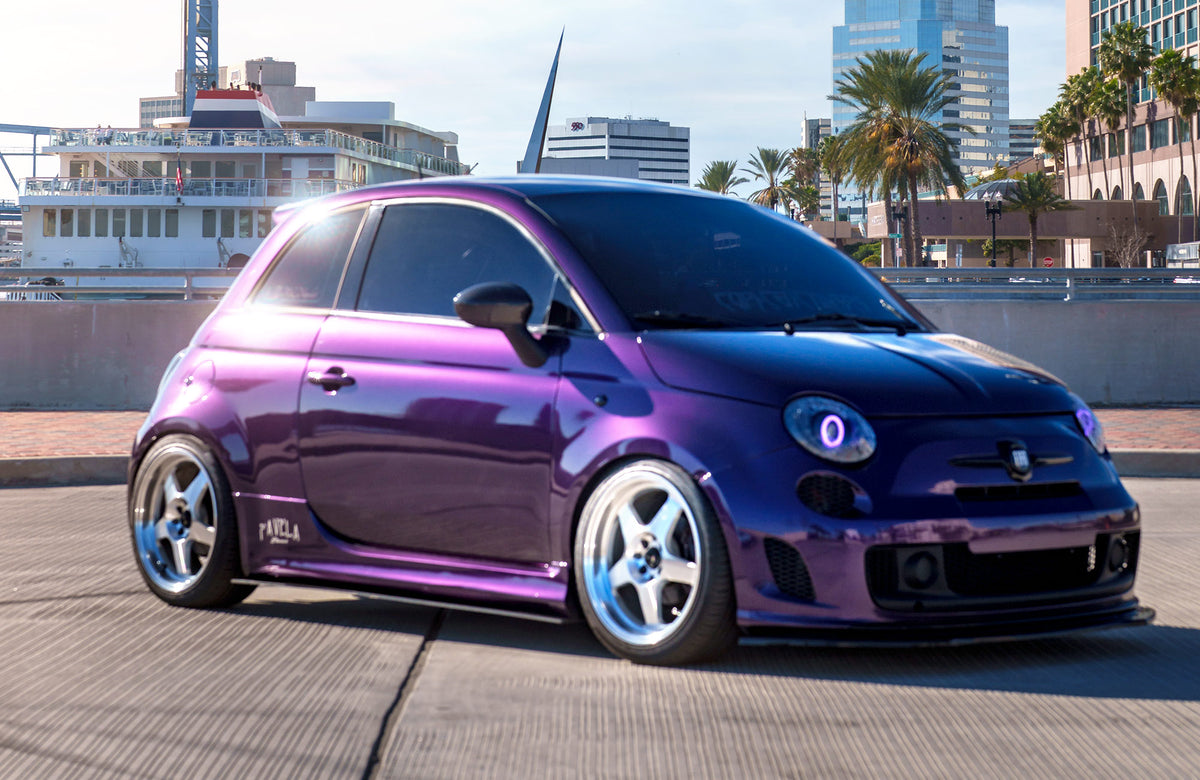 Fiat 500 on Vors SP1 Silver Machined 17x8 +35 photo 43