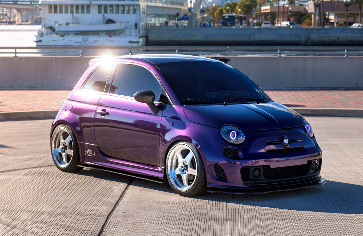 Fiat 500 on Vors SP1 Silver Machined 17x8 +35 photo 44