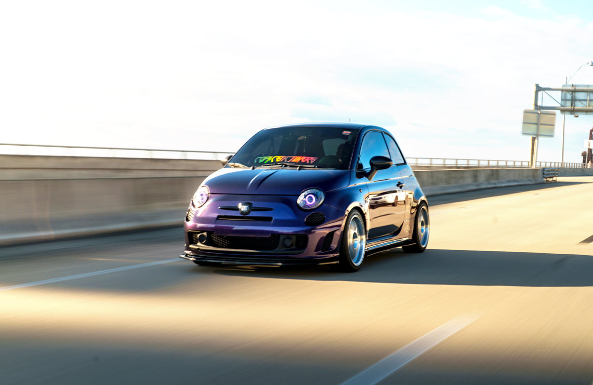 Fiat 500 on Vors SP1 Silver Machined 17x8 +35 photo 45