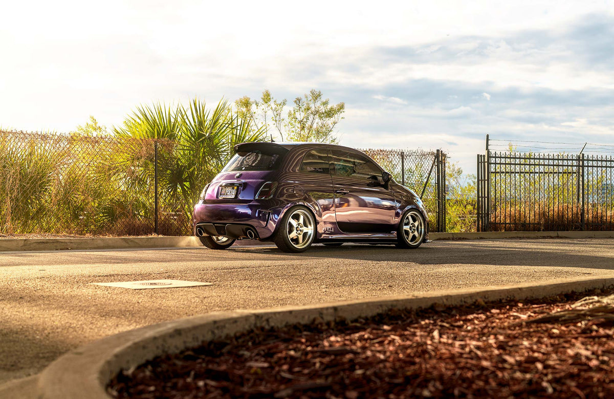 Fiat 500 on Vors SP1 Silver Machined 17x8 +35 photo 2