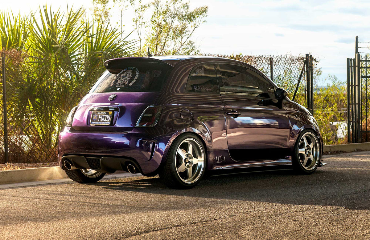 Fiat 500 on Vors SP1 Silver Machined 17x8 +35 photo 3