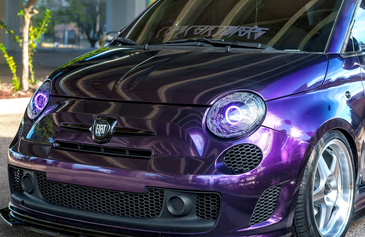 Fiat 500 on Vors SP1 Silver Machined 17x8 +35 photo 6