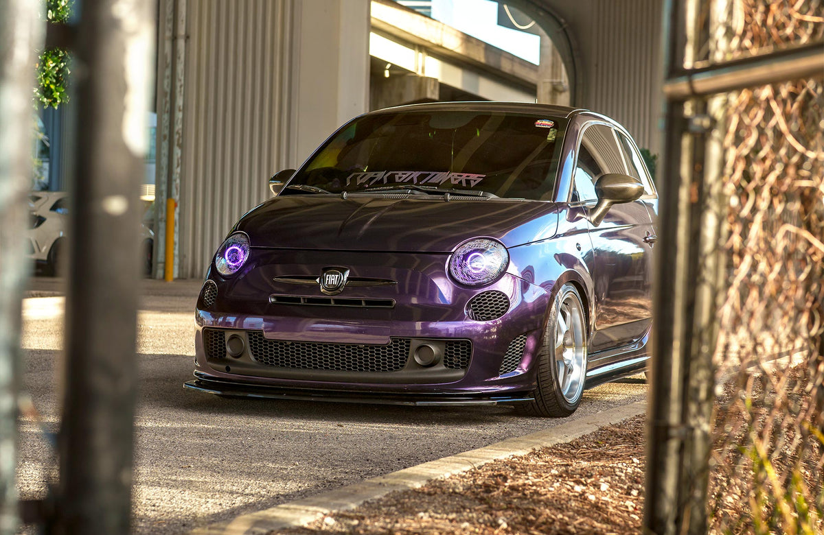 Fiat 500 on Vors SP1 Silver Machined 17x8 +35 photo 7