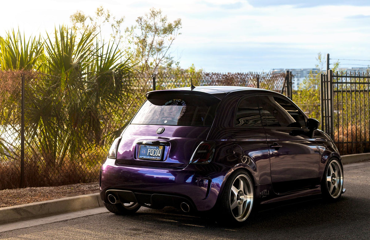 Fiat 500 on Vors SP1 Silver Machined 17x8 +35 photo 11