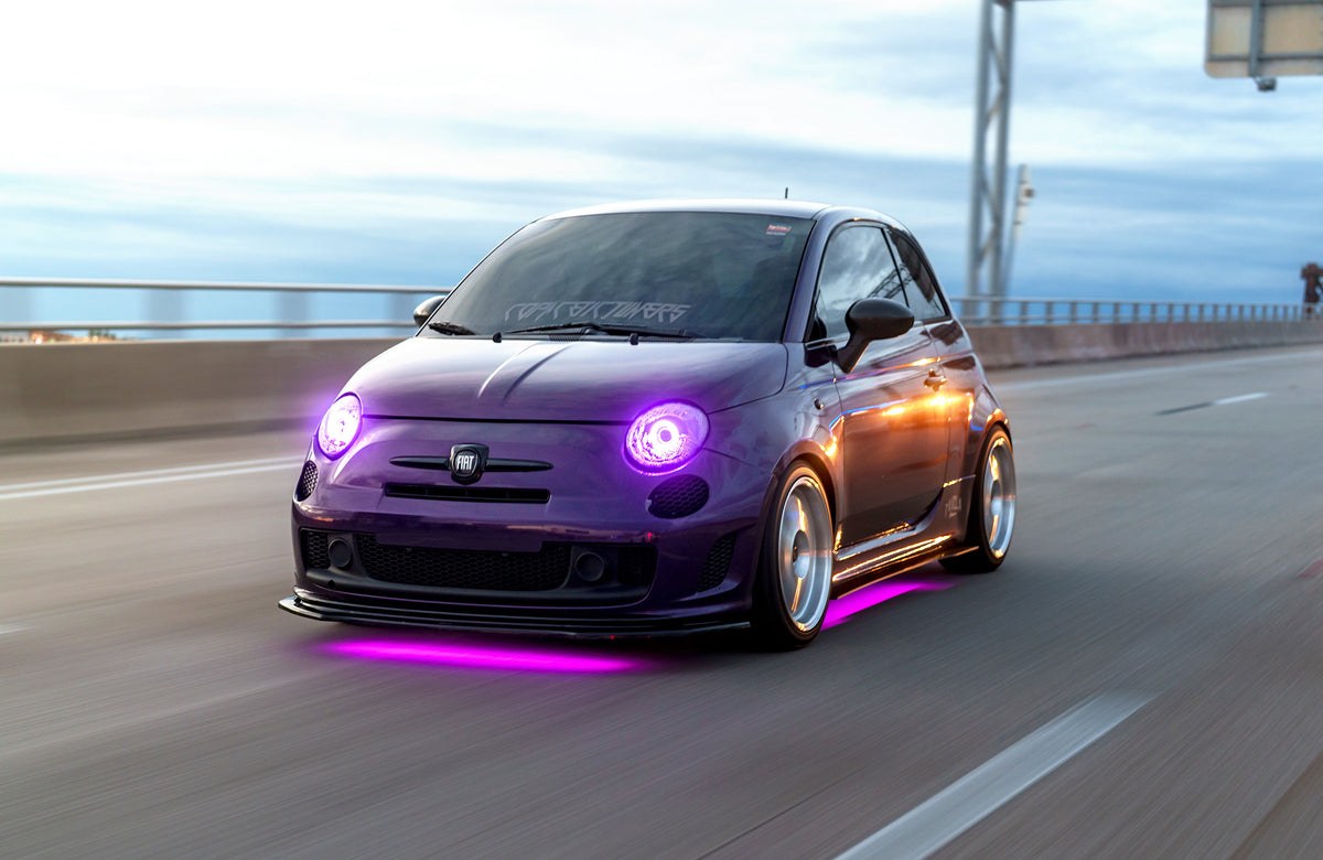 Fiat 500 on Vors SP1 Silver Machined 17x8 +35 photo 18