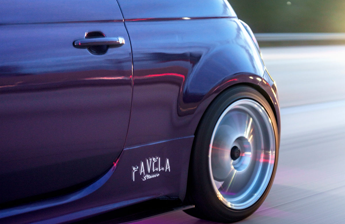 Fiat 500 on Vors SP1 Silver Machined 17x8 +35 photo 19