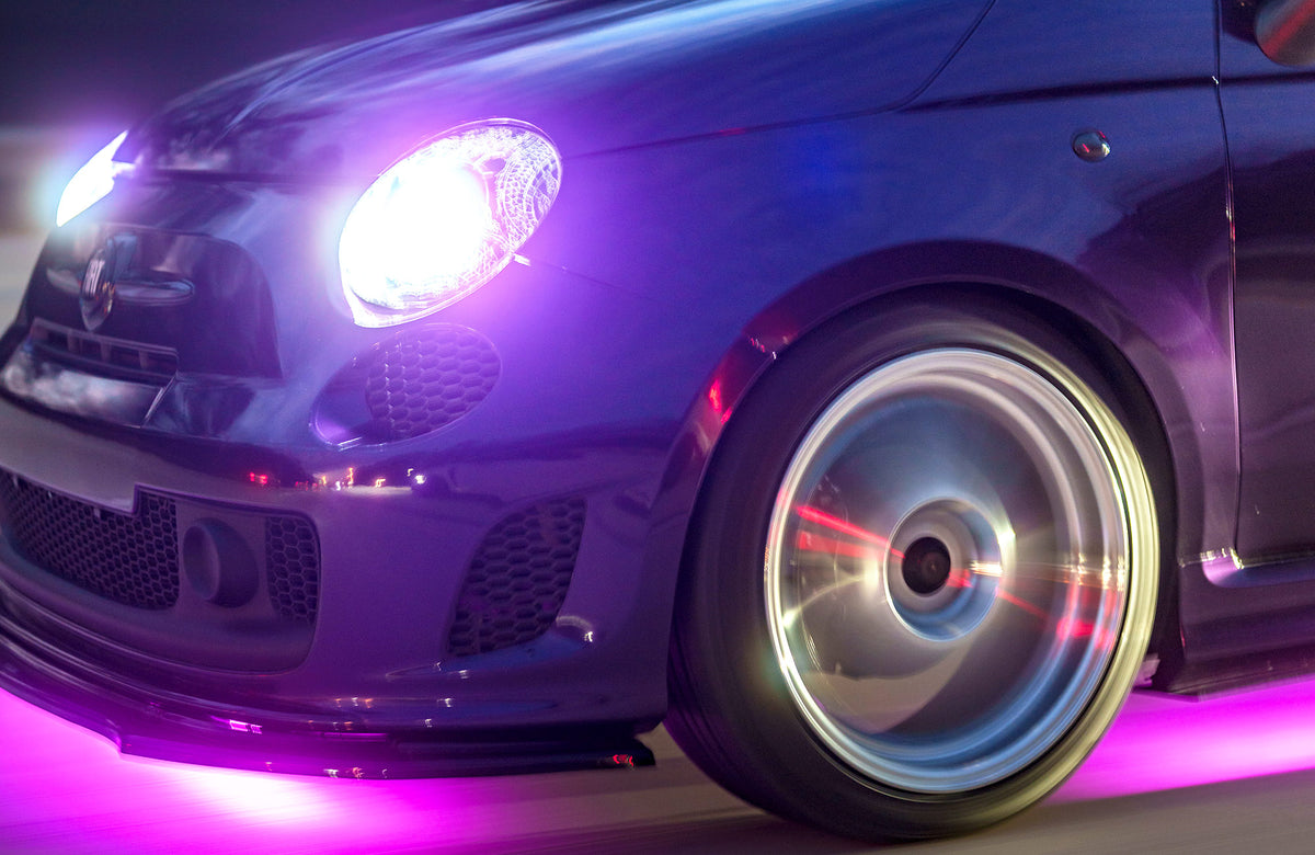 Fiat 500 on Vors SP1 Silver Machined 17x8 +35 photo 21