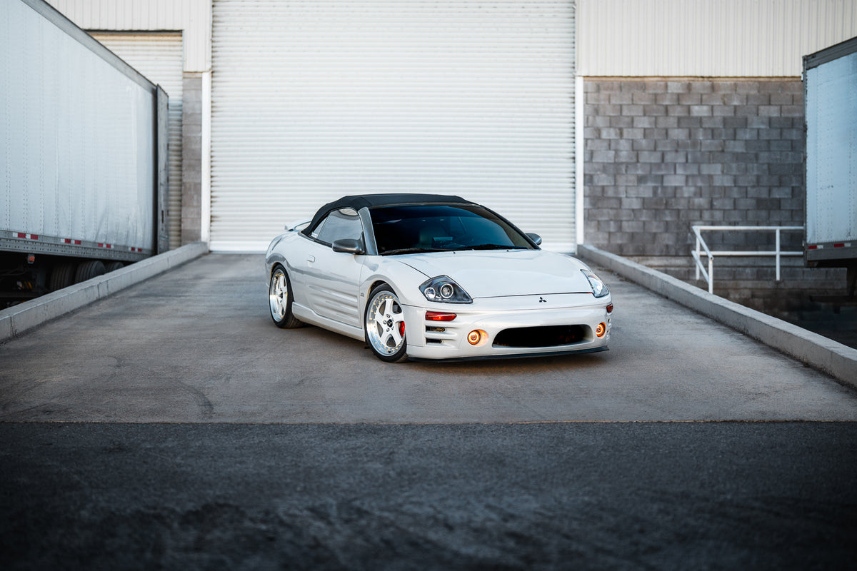 Mitsubishi Eclipse Spyder on Vors VR2 White 18x8 +35 photo 18