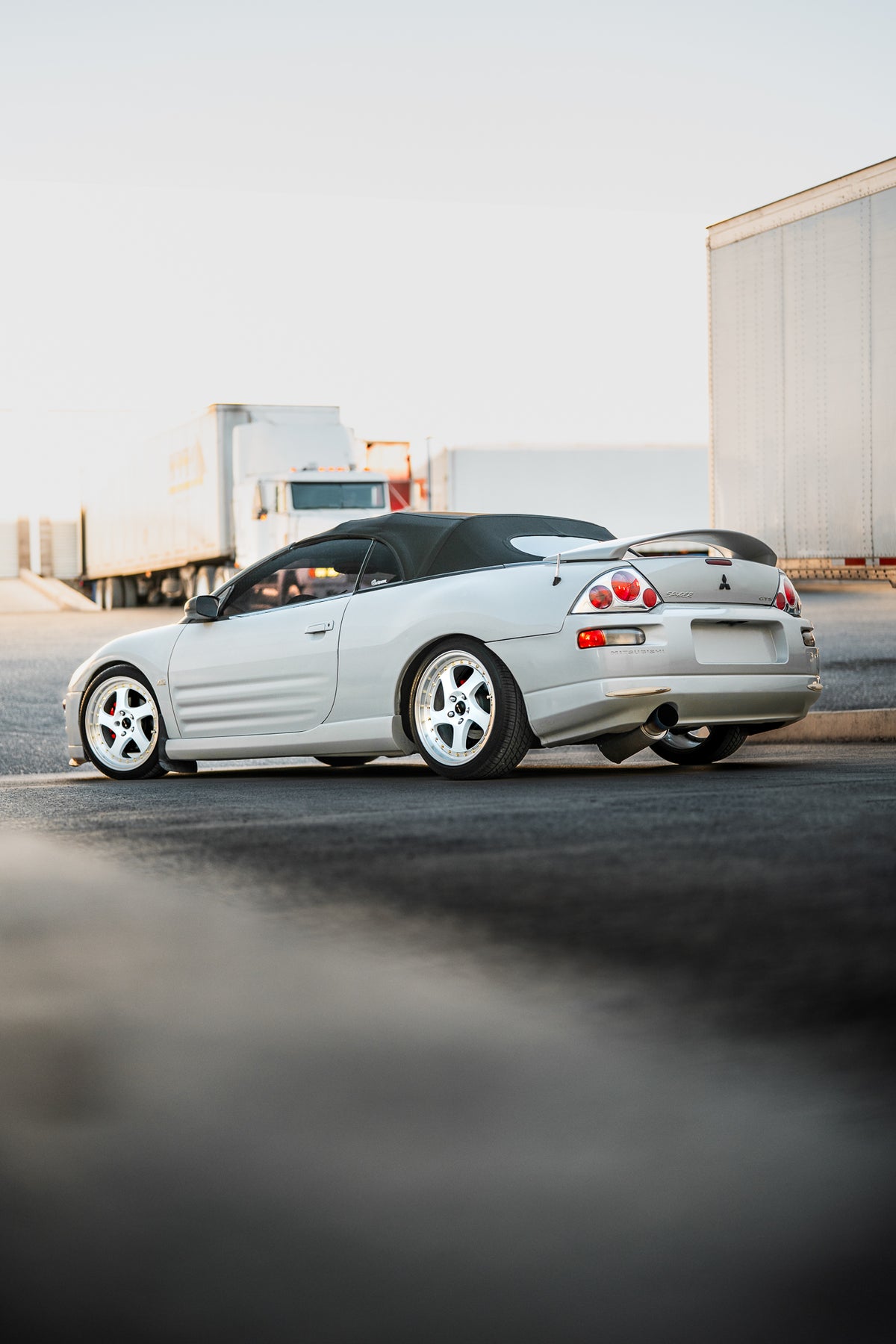 Mitsubishi Eclipse Spyder on Vors VR2 White 18x8 +35 photo 23