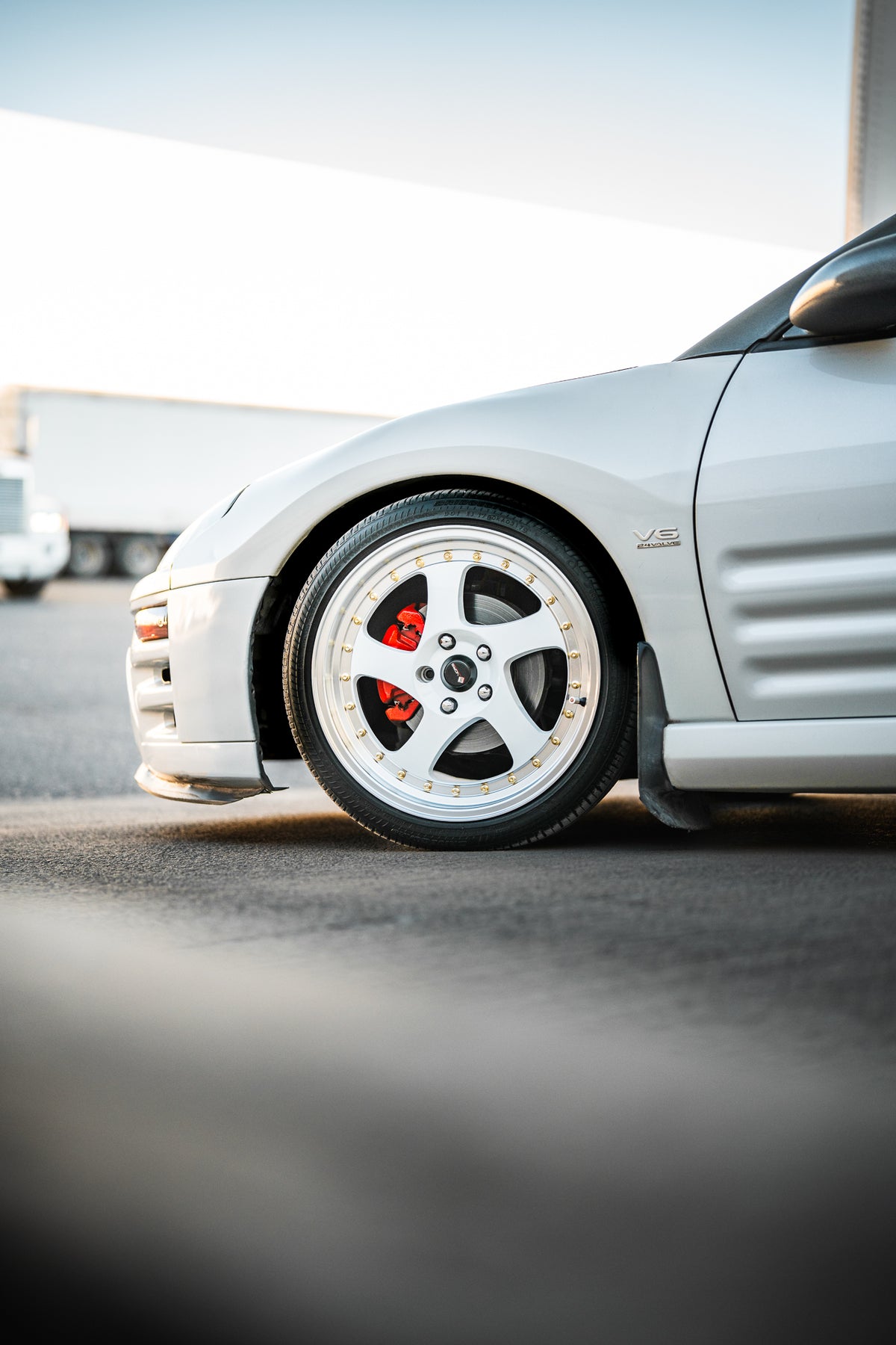 Mitsubishi Eclipse Spyder on Vors VR2 White 18x8 +35 photo 24