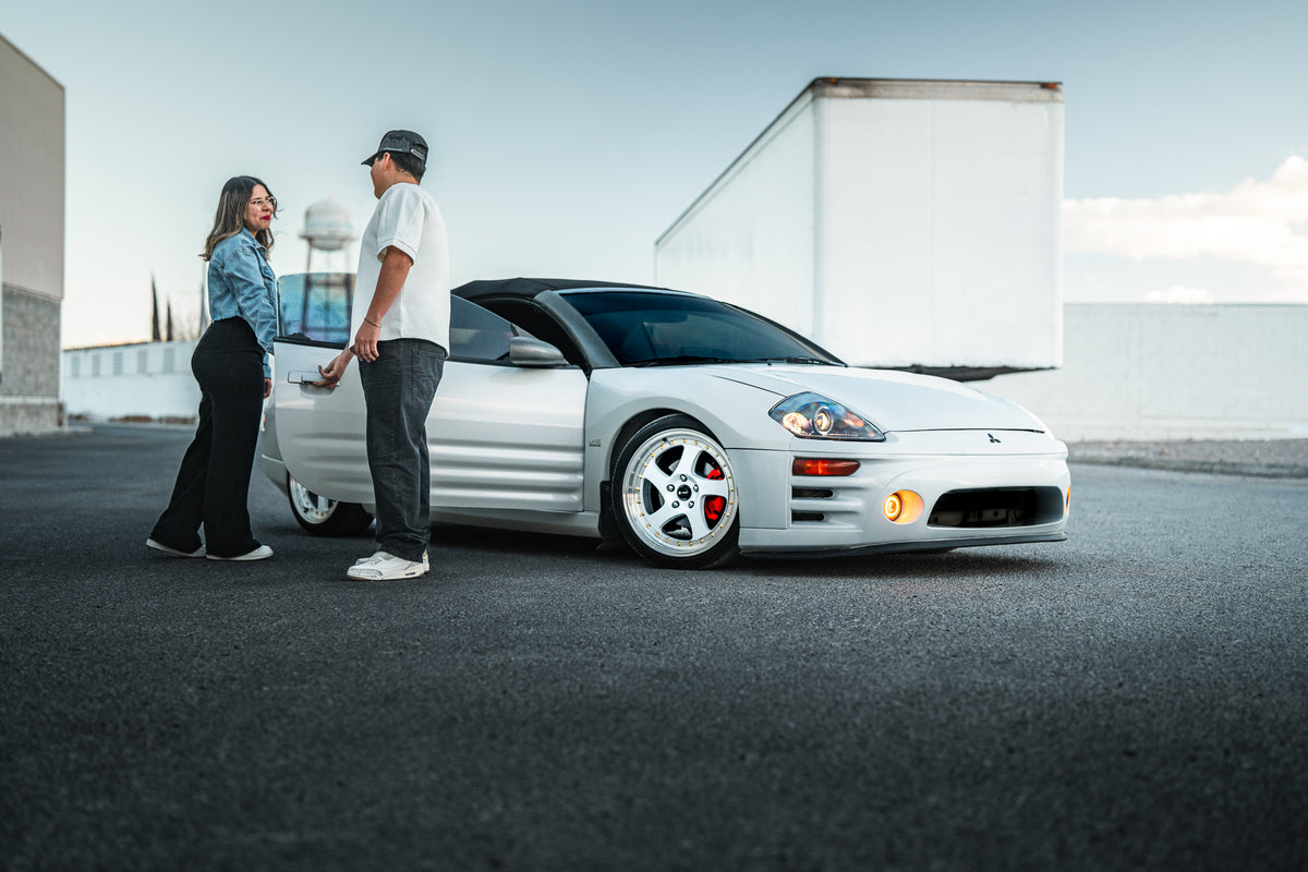 Mitsubishi Eclipse Spyder on Vors VR2 White 18x8 +35 photo 11