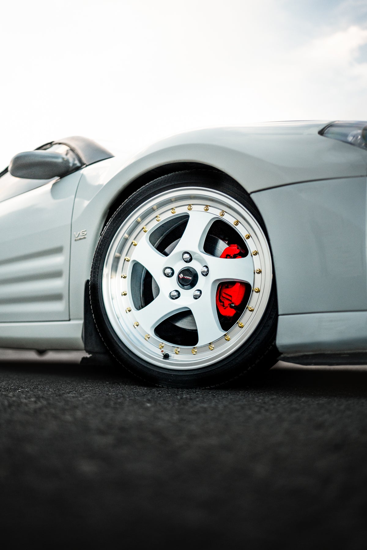 Mitsubishi Eclipse Spyder on Vors VR2 White 18x8 +35 photo 38
