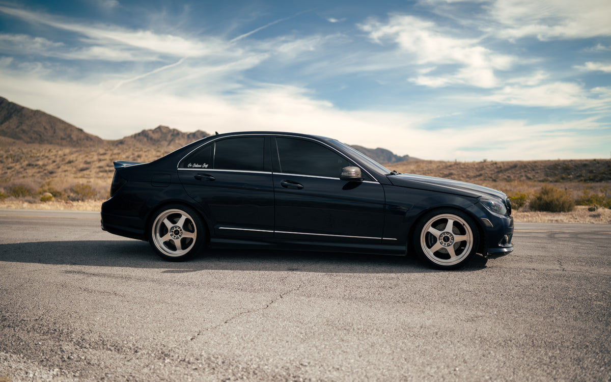 Mercedes-Benz C-Class W204 on Vors SP1 Silver Machined 18x8 +35 photo 7