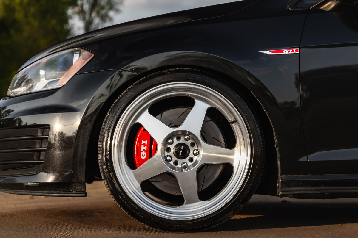 Volkswagen Golf GTI on Vors SP1 Silver Machined 18x8.5 +35 photo 3