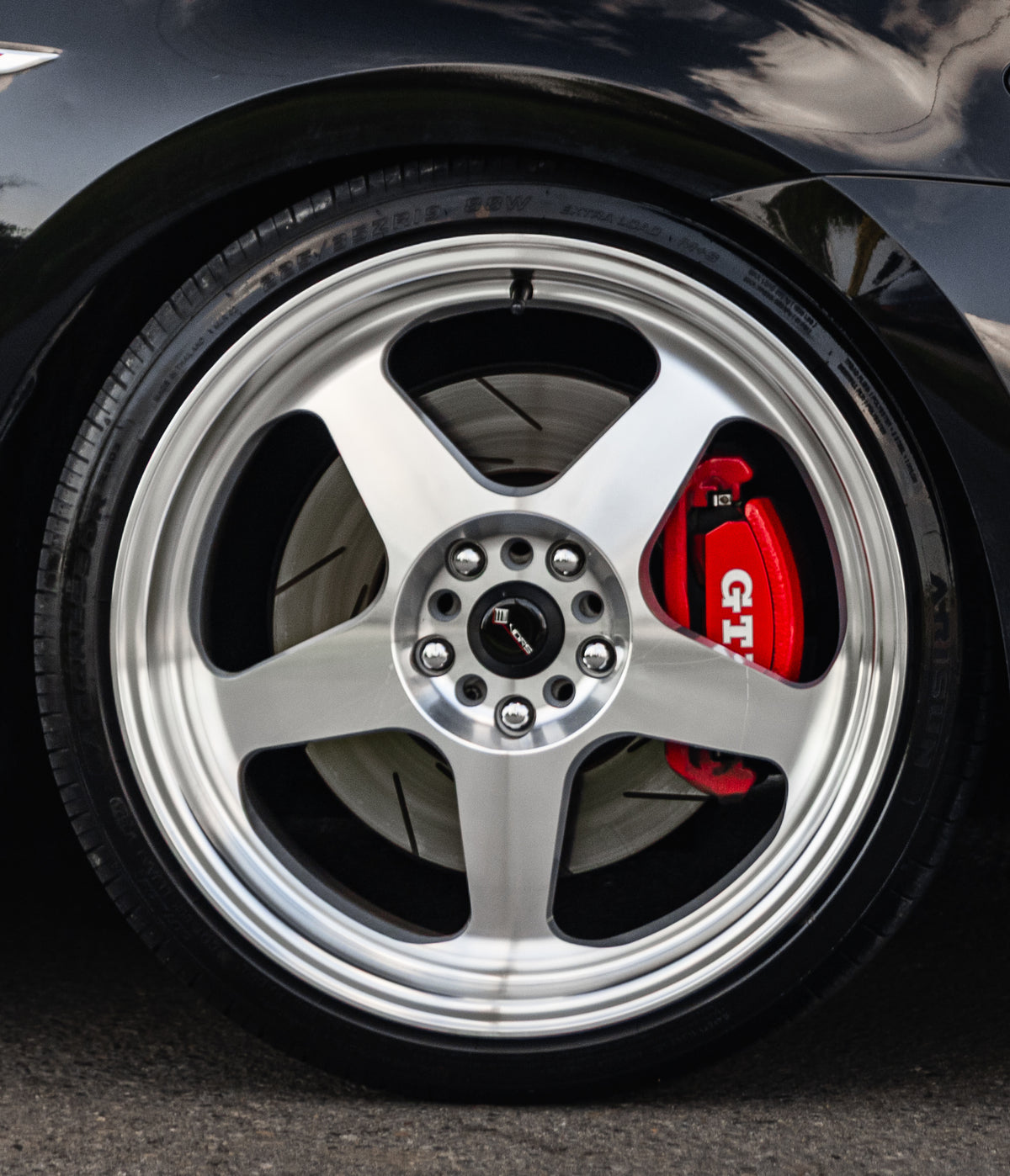Volkswagen Golf GTI on Vors SP1 Silver Machined 18x8.5 +35 photo 10