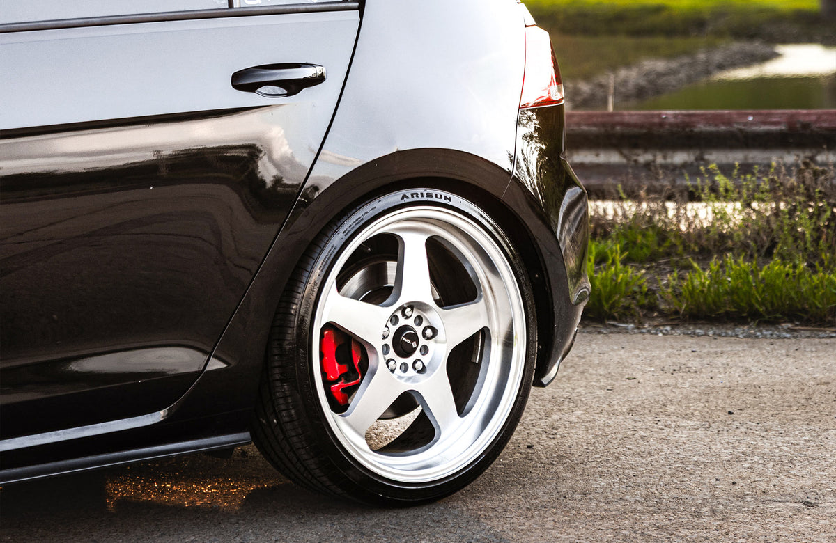 Volkswagen Golf GTI on Vors SP1 Silver Machined 18x8.5 +35 photo 14