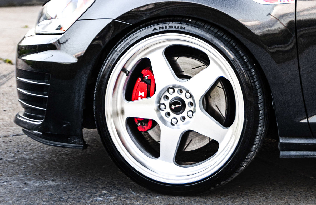 Volkswagen Golf GTI on Vors SP1 Silver Machined 18x8.5 +35 photo 18