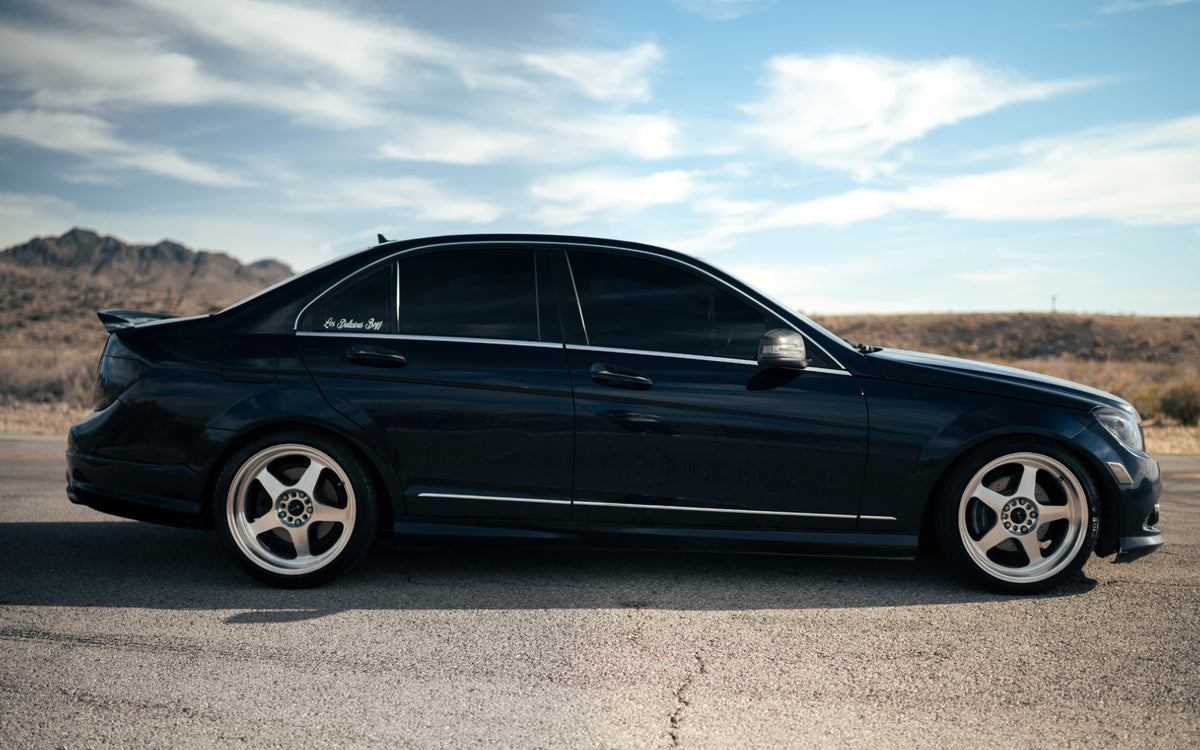 Mercedes-Benz C-Class W204 on Vors SP1 Silver Machined 18x8 +35 photo 4