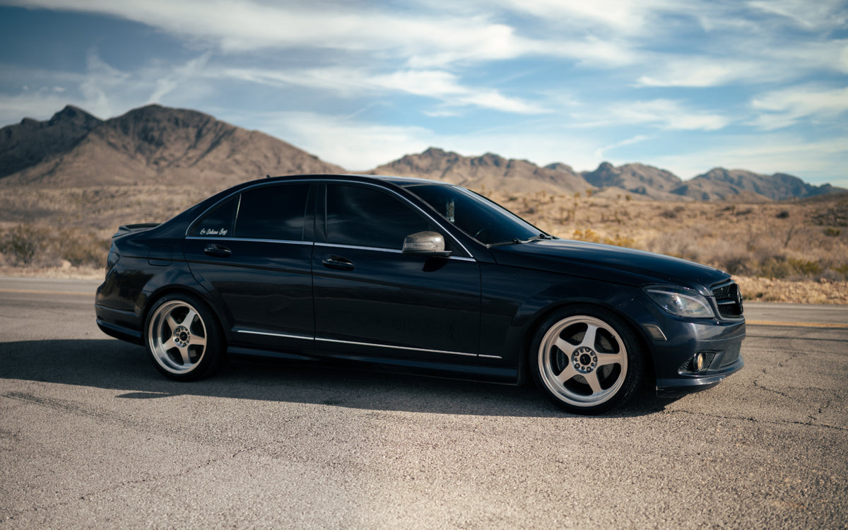 Mercedes-Benz C-Class W204 on Vors SP1 Silver Machined 18x8 +35 photo 3