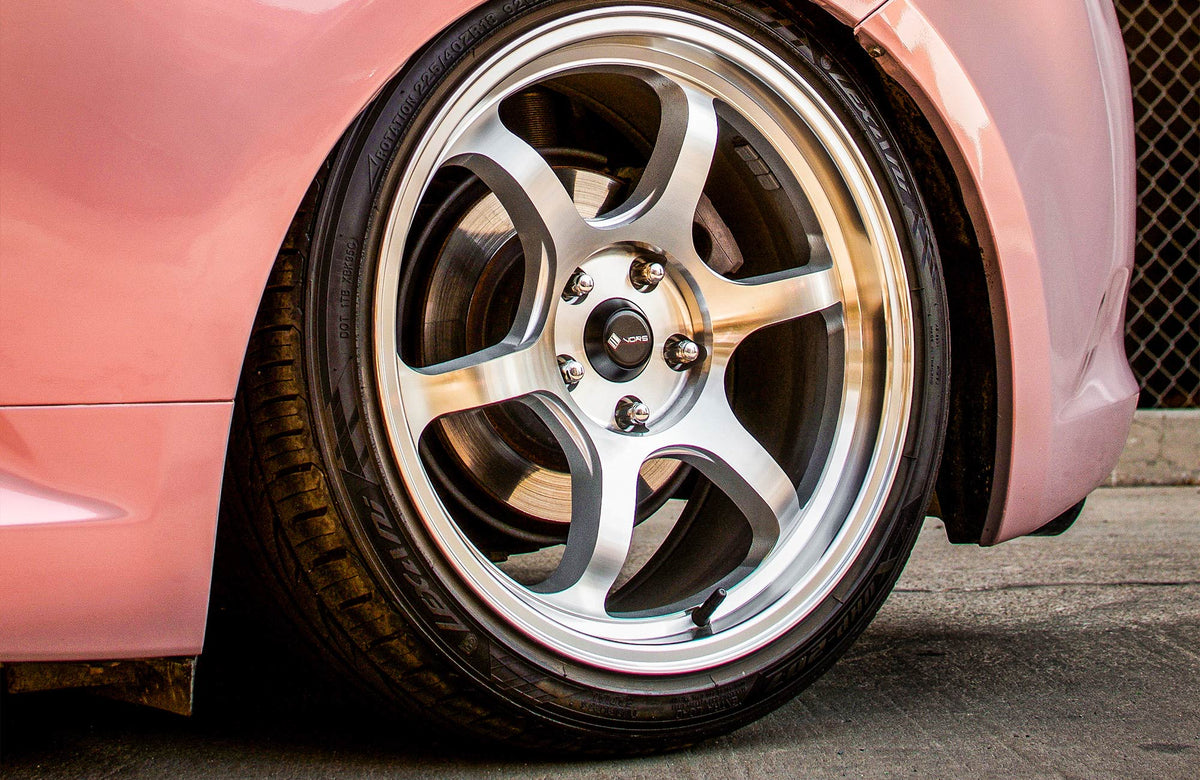 Scion tC on Vors LT61 Silver Machined 18x8.5 +35 photo 6