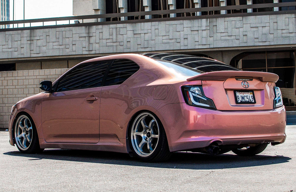 Scion tC on Vors LT61 Silver Machined 18x8.5 +35 photo 10
