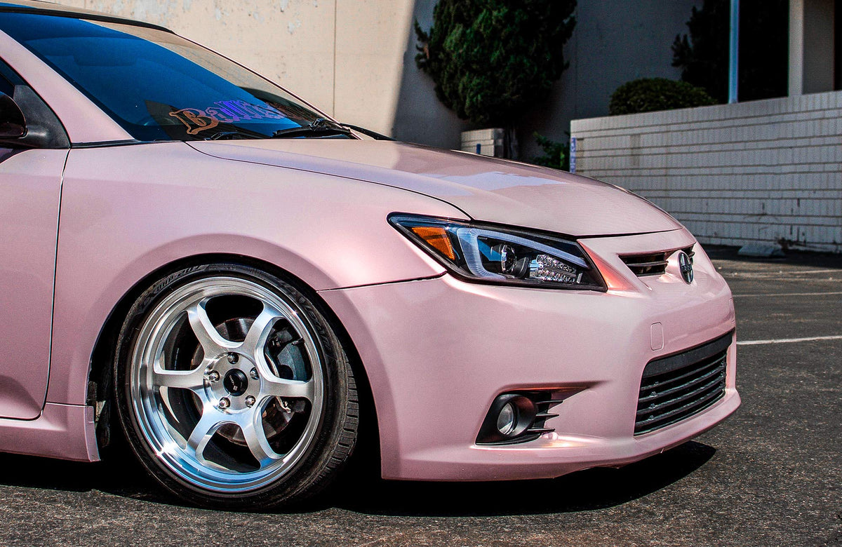 Scion tC on Vors LT61 Silver Machined 18x8.5 +35 photo 11
