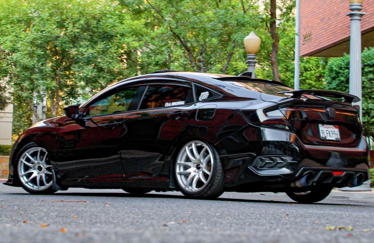 Honda Civic on Vors TR4 Silver Machined 18x8.5 +35 photo 13