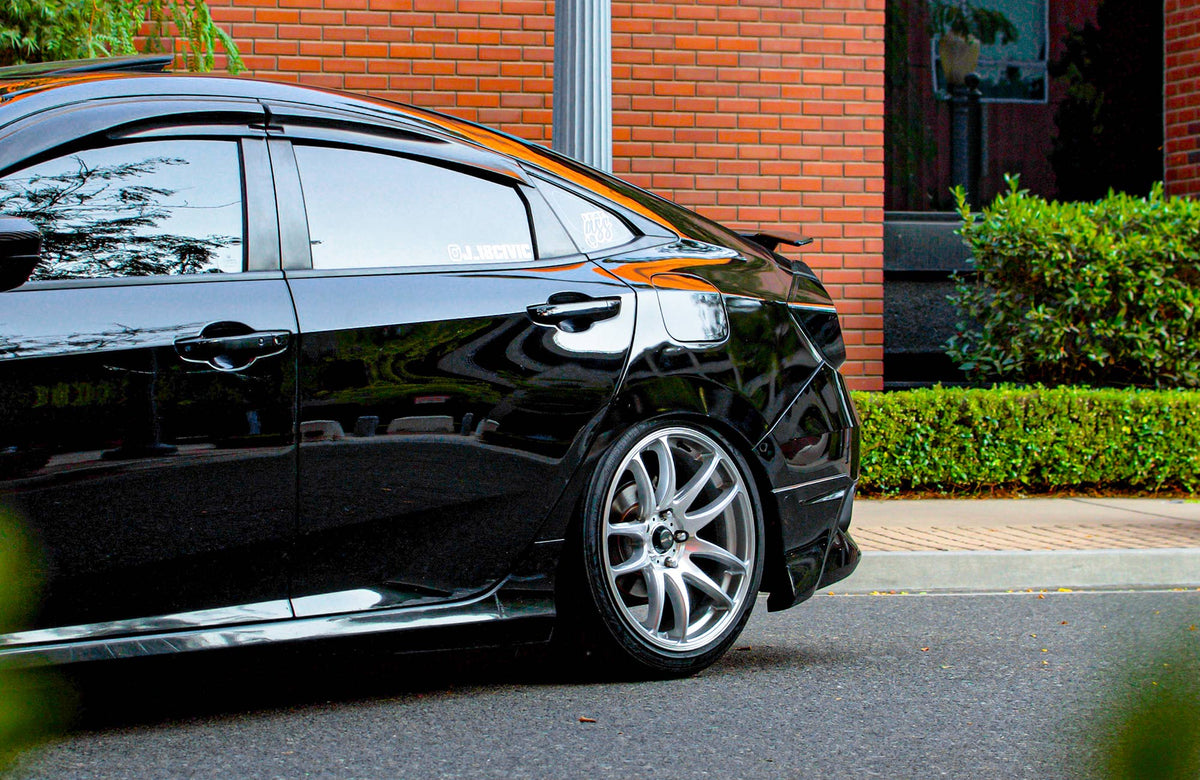 Honda Civic on Vors TR4 Silver Machined 18x8.5 +35 photo 17