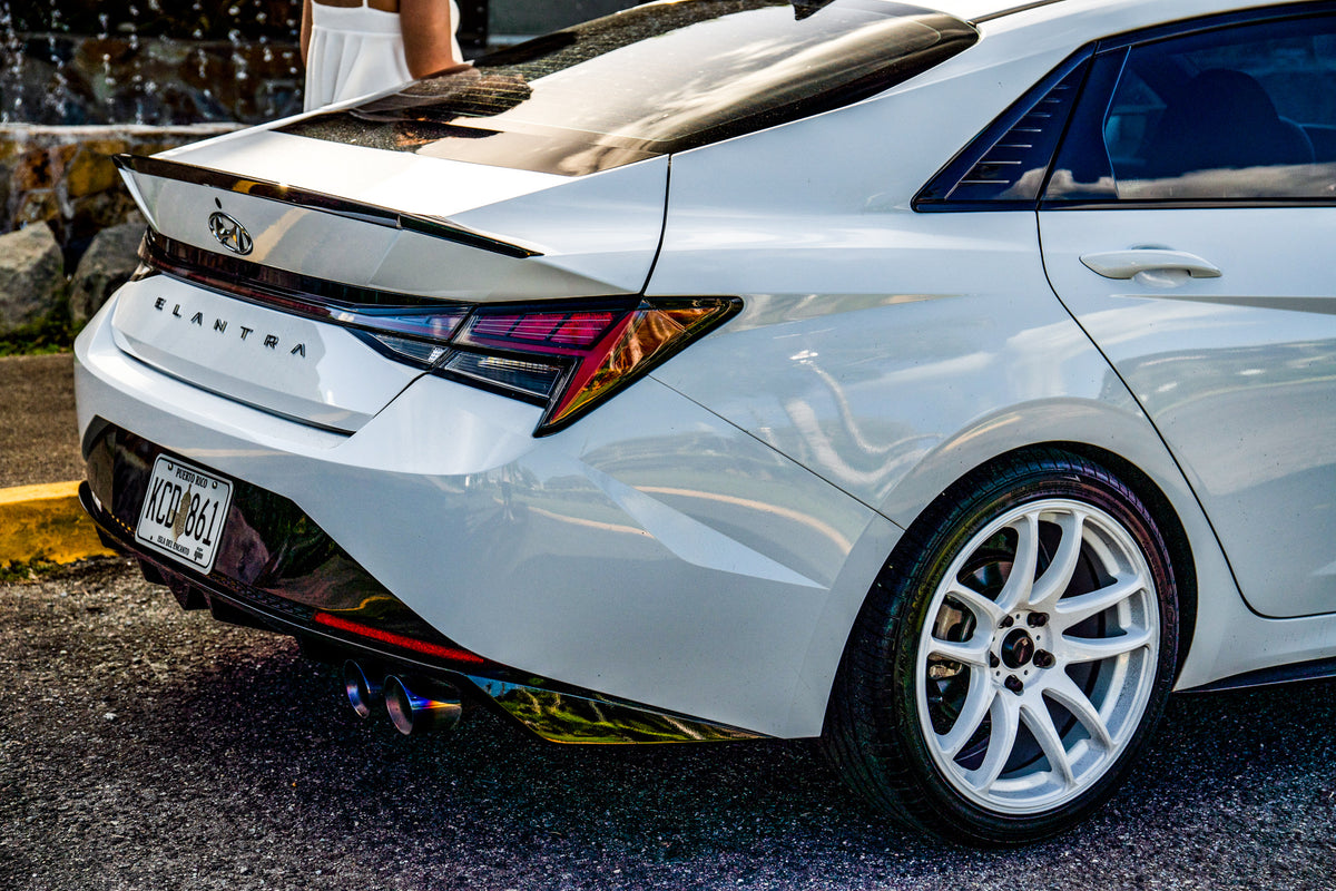 Hyundai Elantra on Vors TR4 White 18x8.5 photo 2