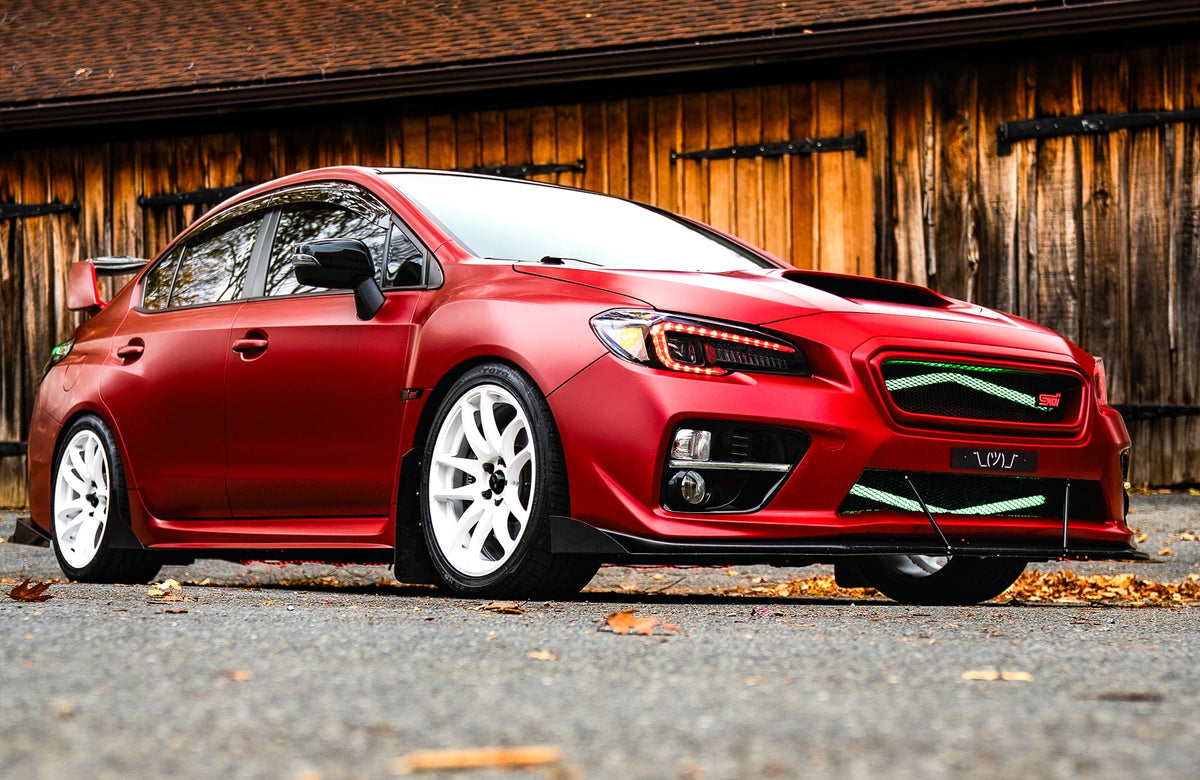 Subaru WRX STI on Vors TR4 White 18x9.5 +35 photo 2