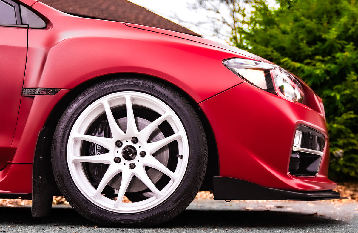 Subaru WRX STI on Vors TR4 White 18x9.5 +35 photo 4